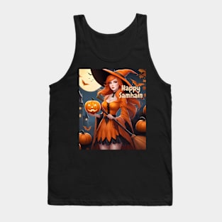 Happy Samhain Witch Tank Top